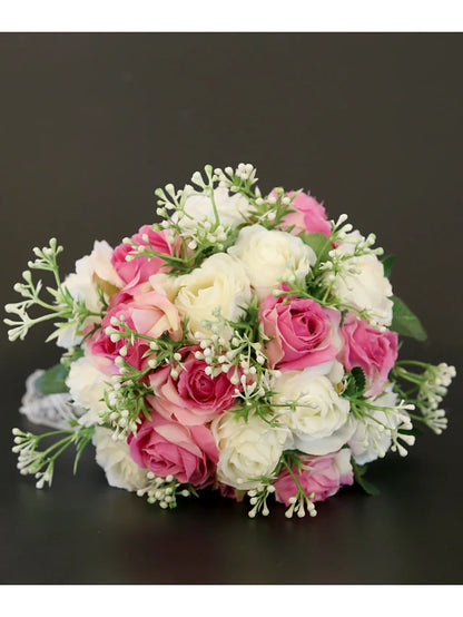 Wedding Flowers Bouquets / Decorations Wedding / Wedding Party Lace / Polyester / Flower & Bud 11-20 cm