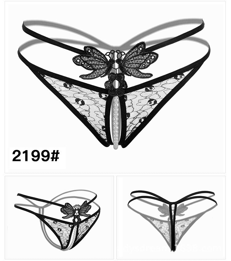 Sexy Underwear Women's Lace Open File Free Full Transparent