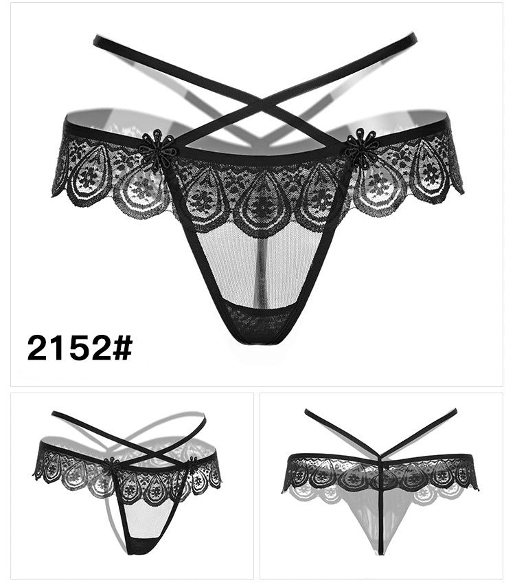 Sexy Underwear Women's Lace Open File Free Full Transparent