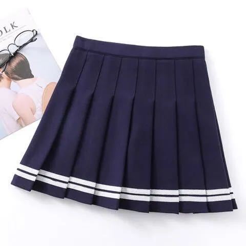 High Waist Pleated Skirt Slimming Tennis Skirt