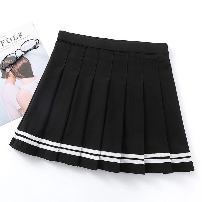 High Waist Pleated Skirt Slimming Tennis Skirt