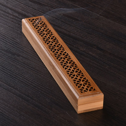 Bamboo Lying Incense Burner Sandalwood Household Incense Stick Hollow Incense Burner Seat - The Styky Shack