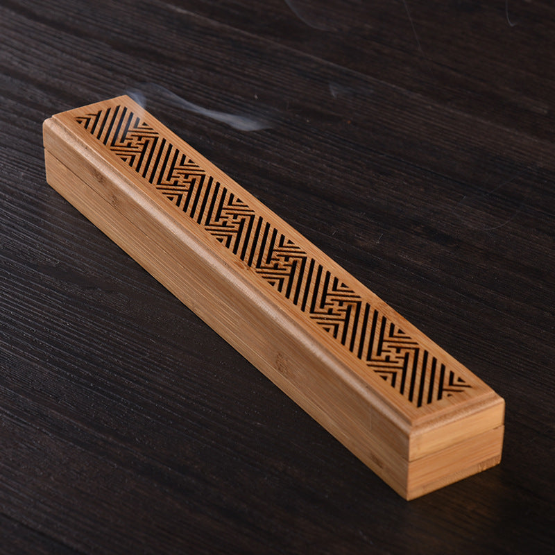 Bamboo Lying Incense Burner Sandalwood Household Incense Stick Hollow Incense Burner Seat - The Styky Shack