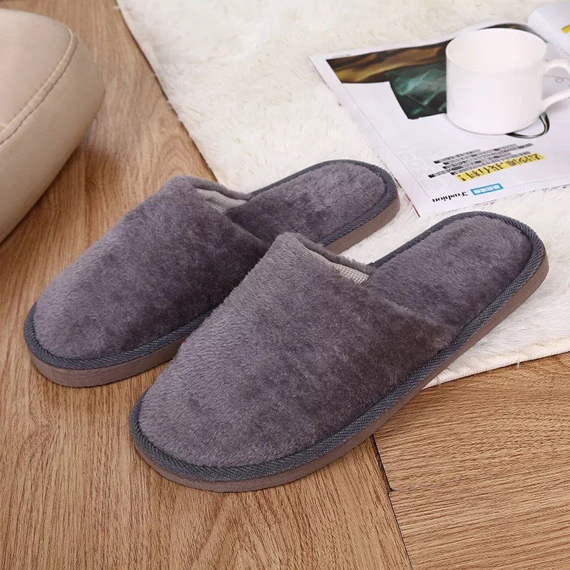 Winter Cotton Slippers New Plush Cotton Shoes Men's Winter Warm Home Couple Cotton Slippers Women's Slippers Yiwu Direct Sales