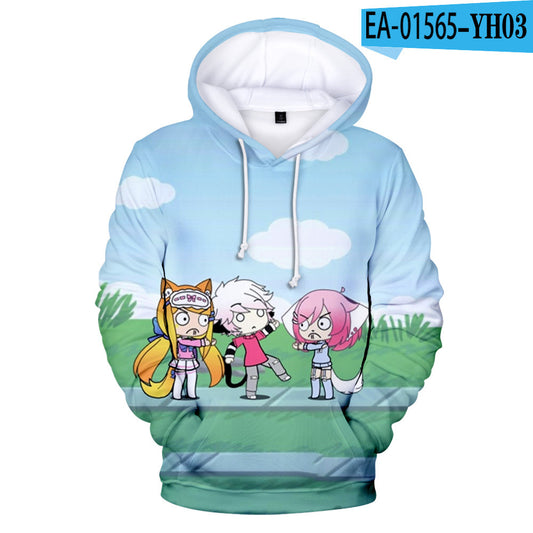 Adult Children's Clothing 3D Color Printing Hooded Sweater Around The Game - The Styky Shack