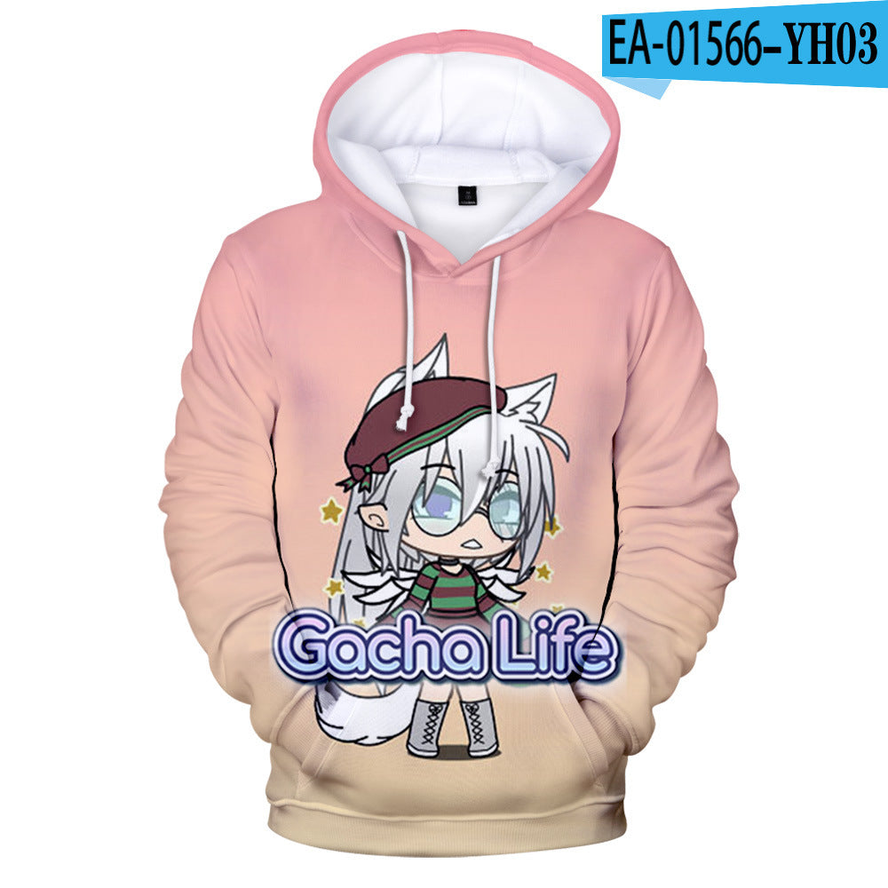 Adult Children's Clothing 3D Color Printing Hooded Sweater Around The Game - The Styky Shack