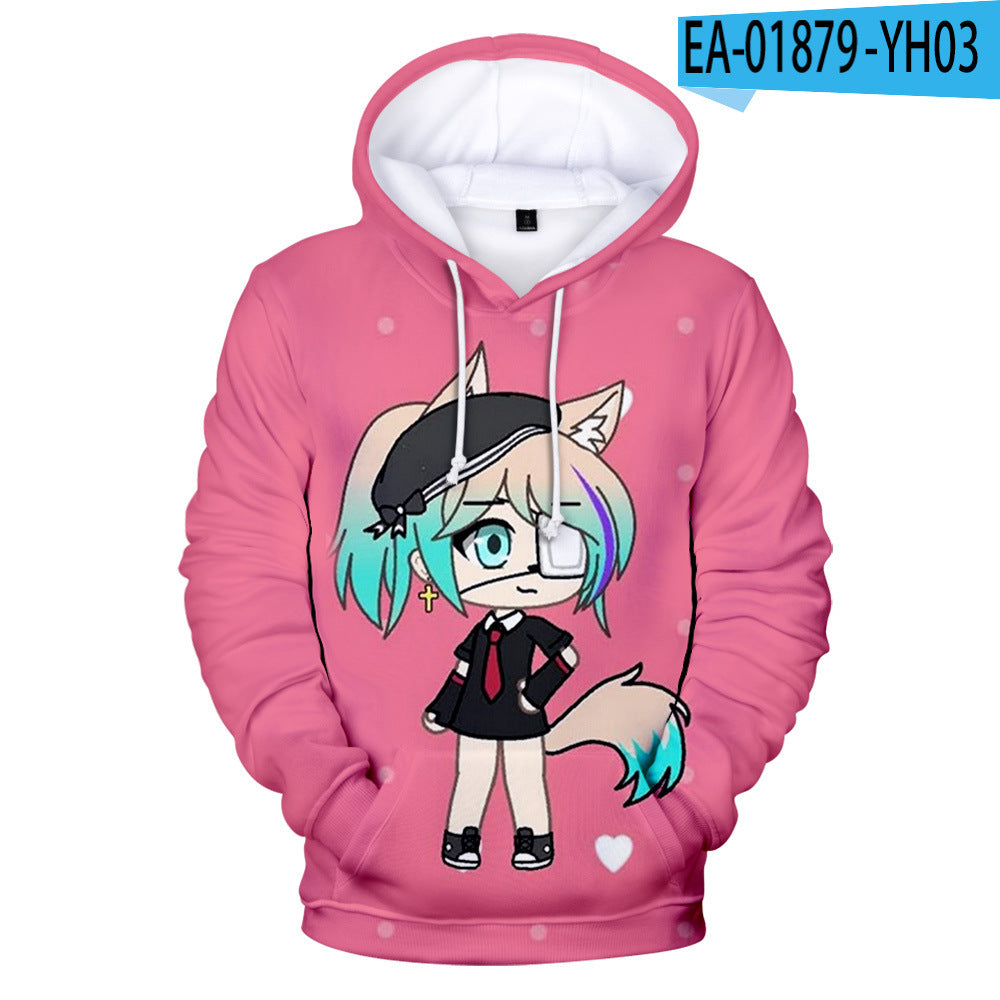 Adult Children's Clothing 3D Color Printing Hooded Sweater Around The Game - The Styky Shack