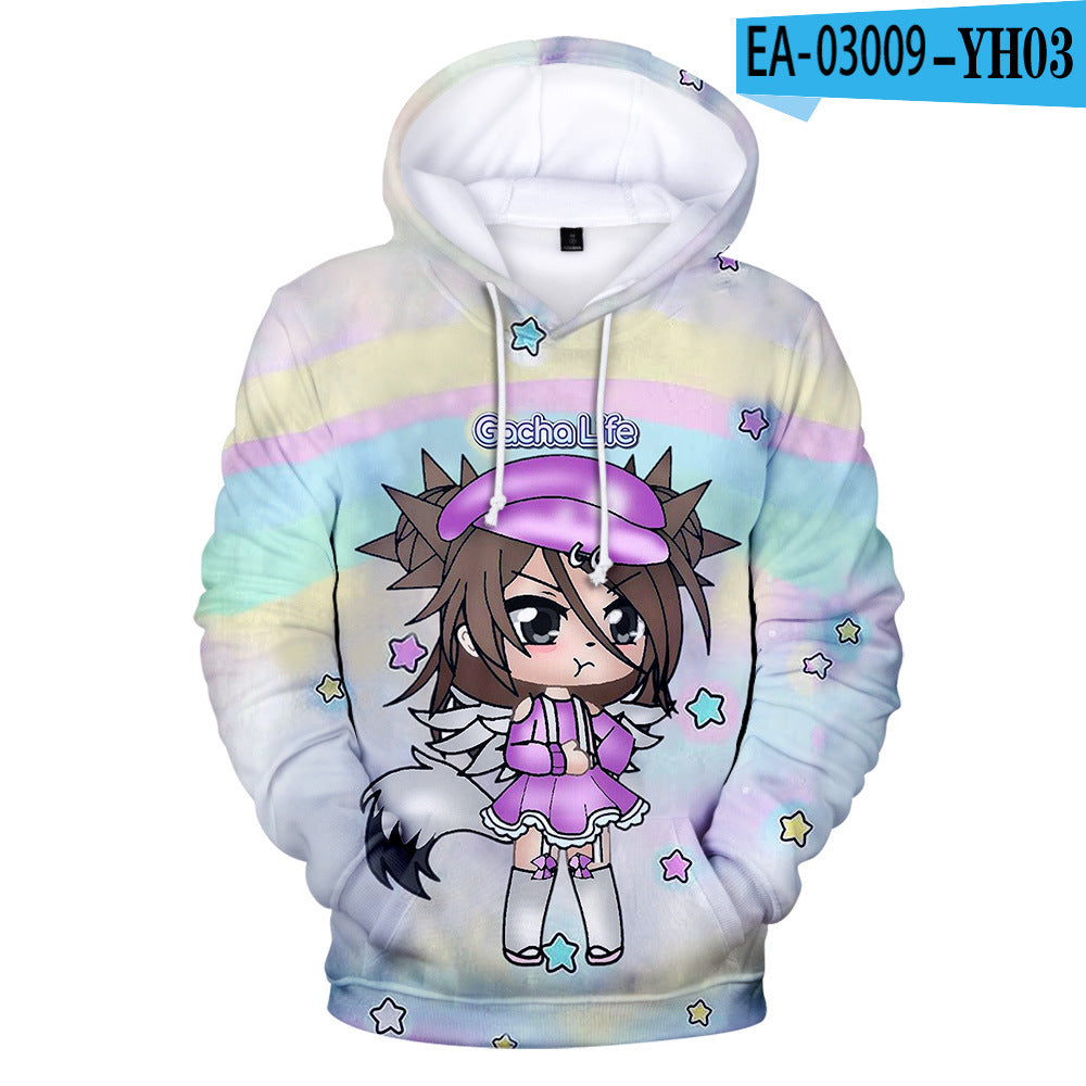 Adult Children's Clothing 3D Color Printing Hooded Sweater Around The Game - The Styky Shack