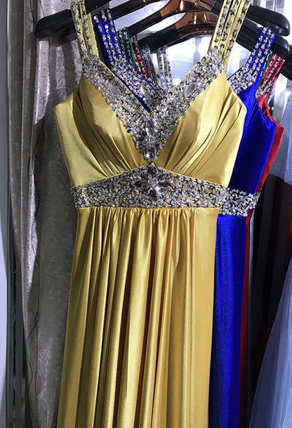 Women Sleeveless Sexy A-Line Formal Gowns/Evening Dress