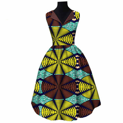 Nubian National Cotton Batik Dress - The Styky Shack