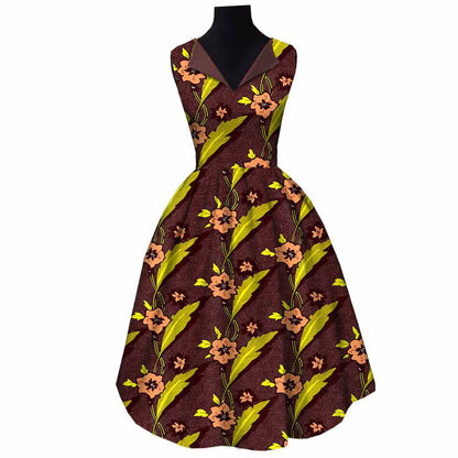 Nubian National Cotton Batik Dress - The Styky Shack