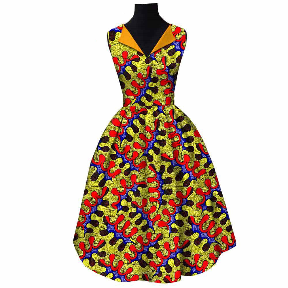 Nubian National Cotton Batik Dress - The Styky Shack