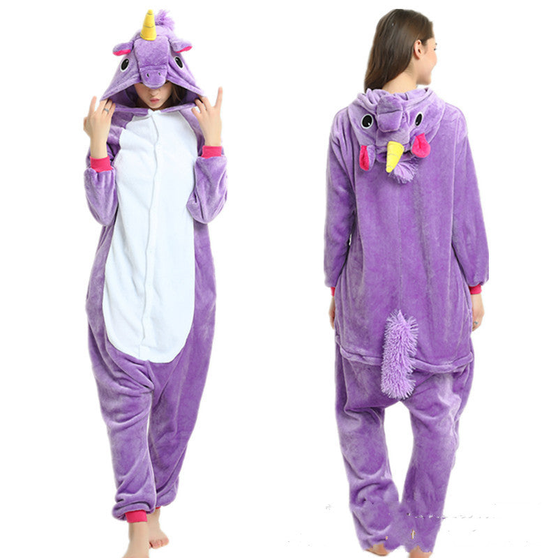 Pijamas de animales para adultos Ropa de dormir de unicornio para mujeres