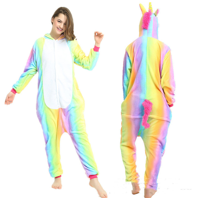 Adult Animal Pajamas Women Unicorn Sleepwear