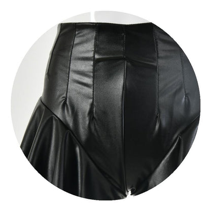 Ruffled Edges Wide Short Party Skirts