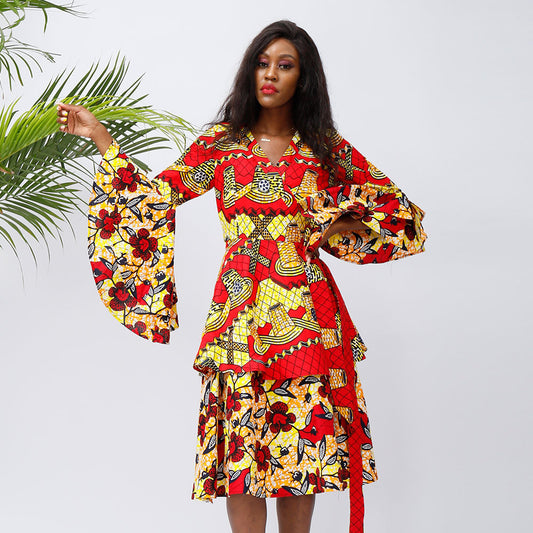 Nubian Fashion Batik Dress - The Styky Shack