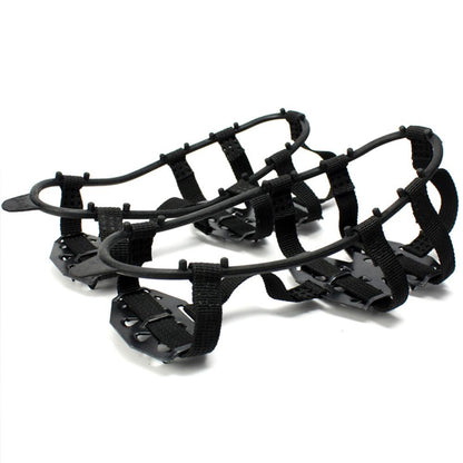 24 Teeth Ice Gripper For Shoes Women Men Outdoor Climbing Ice Claw Anti-skid Mountaineering Tools