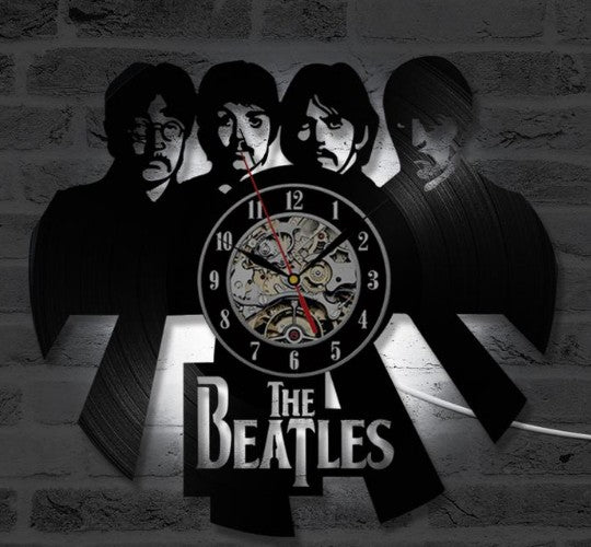 Beatles Clock Vinyl Record Wall Art Cool Gift - The Styky Shack