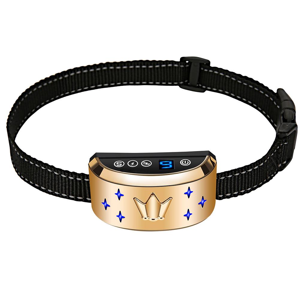 Collar antiladridos automático con sonido de vibración, Collar inteligente para mascotas, Collar recargable para dejar de ladrar, collares de entrenamiento para perros impermeables IP7