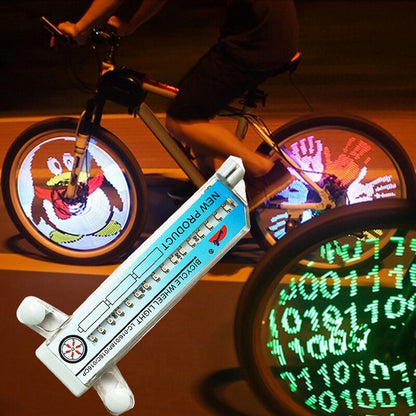 Luces LED de radios de bicicleta 3D coloridas 