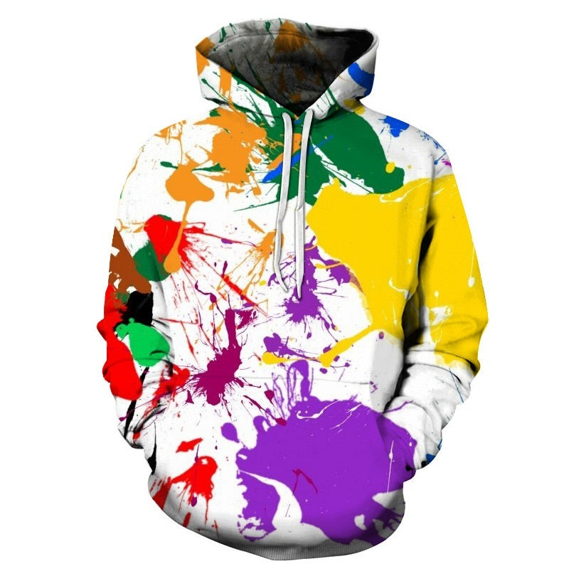 3D spoof smoking male figure hooded sweater creative explosion models casual men and women fashion sweater - The Styky Shack