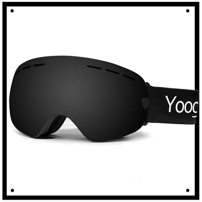 Adult double-layer ski goggles