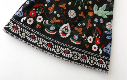 Beautifully Designed Embroidered Floral Skirts