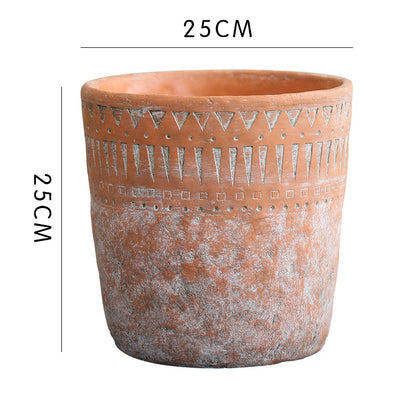 African earthenware cultivation in vintage terracotta pots - The Styky Shack