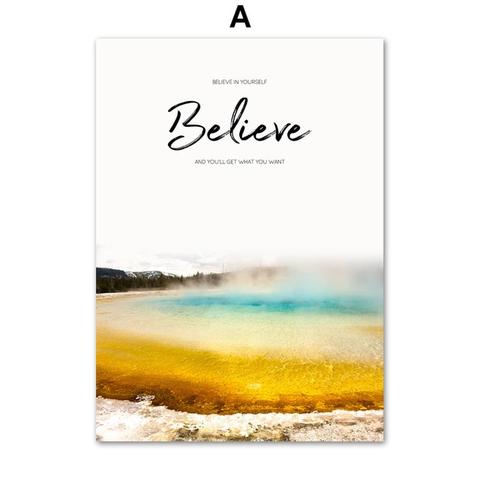 Yellowstone Collection, Canvas Wall Art - 5 Selections