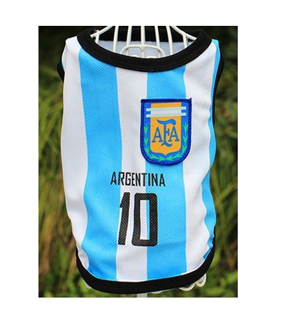 8 Country World Cup Soccer Jersey For Dog Cool Breathable Dog Vests Puppy Outdoor Sportswear Football Clothes - The Styky Shack