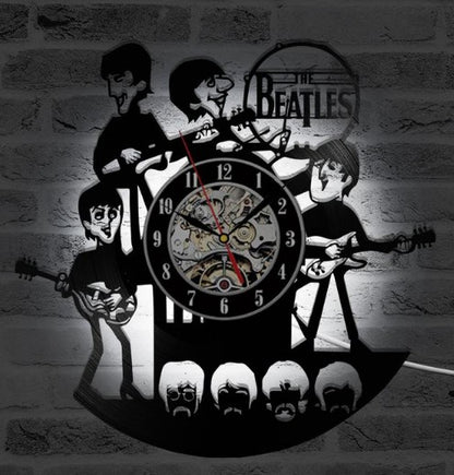 Beatles Clock Vinyl Record Wall Art Cool Gift - The Styky Shack