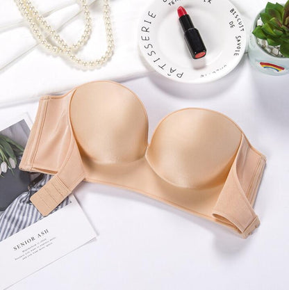 Push Up Bra Padded Party Wedding Bras Invisible Bra Strapless Bralette Cup - The Styky Shack