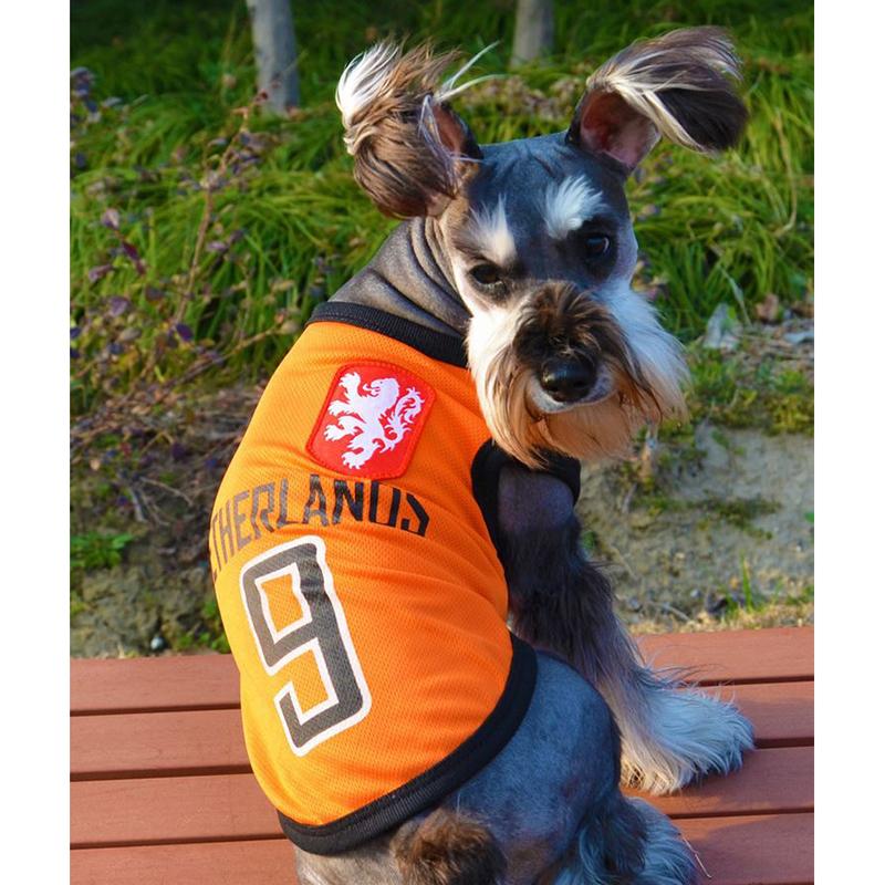 8 Country World Cup Soccer Jersey For Dog Cool Breathable Dog Vests Puppy Outdoor Sportswear Football Clothes - The Styky Shack