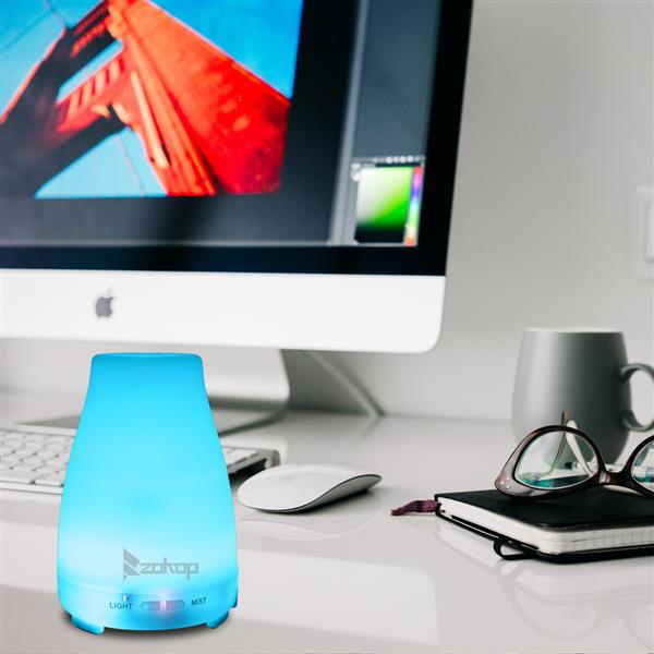 2368YK 110V 200ML Color Cycling Aroma Diffuser with White Controller US Plug - The Styky Shack