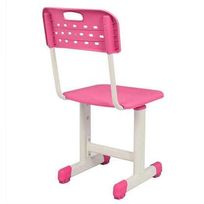 Kit de escritorio y silla ajustable para estudiantes, color rosa 