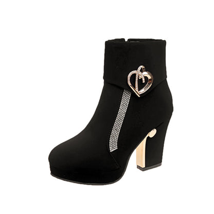 Fashion boots warm high heels - The Styky Shack
