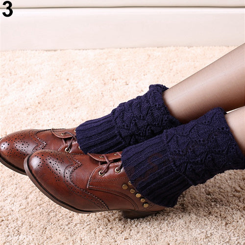 Women's Fashion Winter Crochet Knit Leg Warmers / Boot Socks