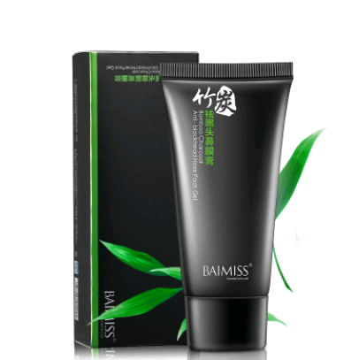 Bamboo charcoal blackhead nasal mask cream shrink pores to black set suit black thorn cream