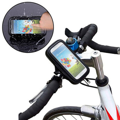 Waterproof Bike Frame Phone Holder Bag Case with Handlebar for iPhone Samsung