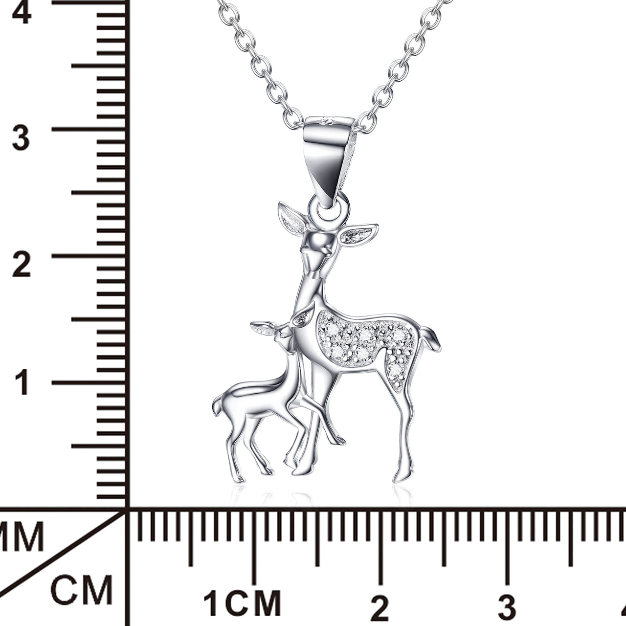 Fawn Pendant .925 Silver Necklace
