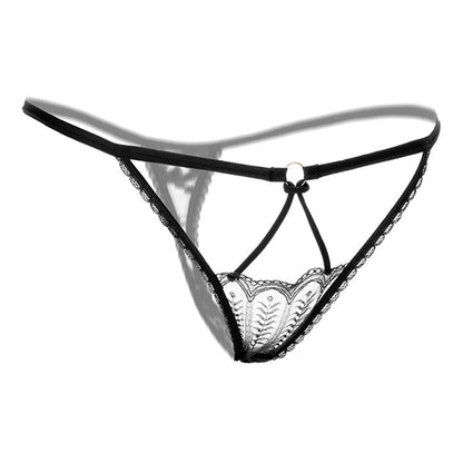 Sexy Lace Strap G-String Hollow out Elastic Thong