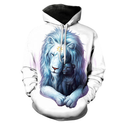 Wolf Printed Hoodies Men 3D Sweatshirt