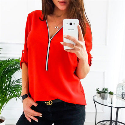 ON SALE!!! 50% OFF!!! Solid Color Long Sleeved shirt