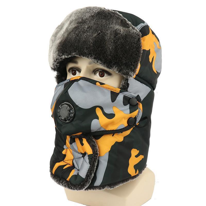 Winter Hat Men And Women Earmuffs Cotton-padded Cap