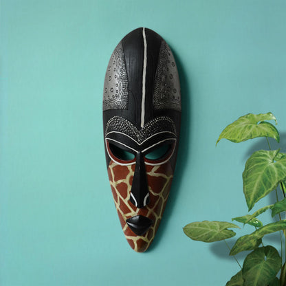 African resin wall decoration