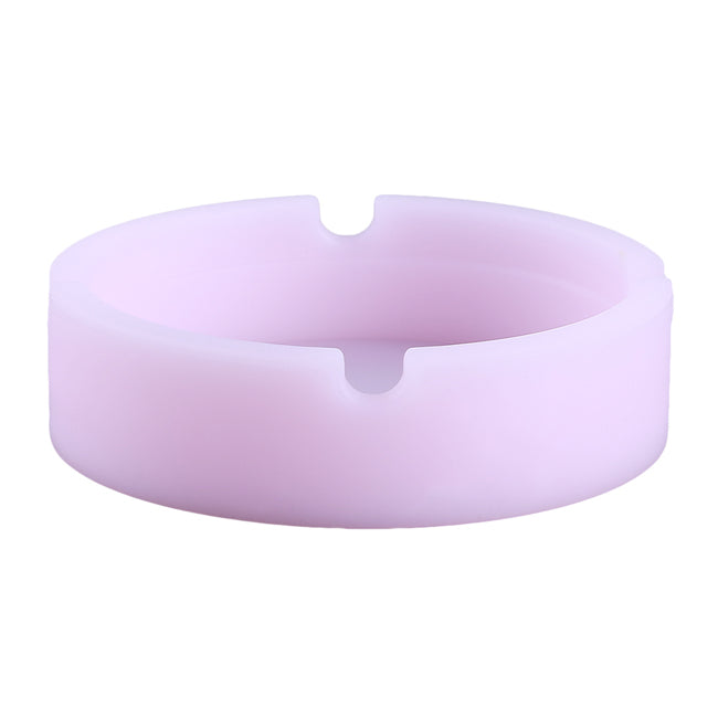 With luminous silicone ashtray