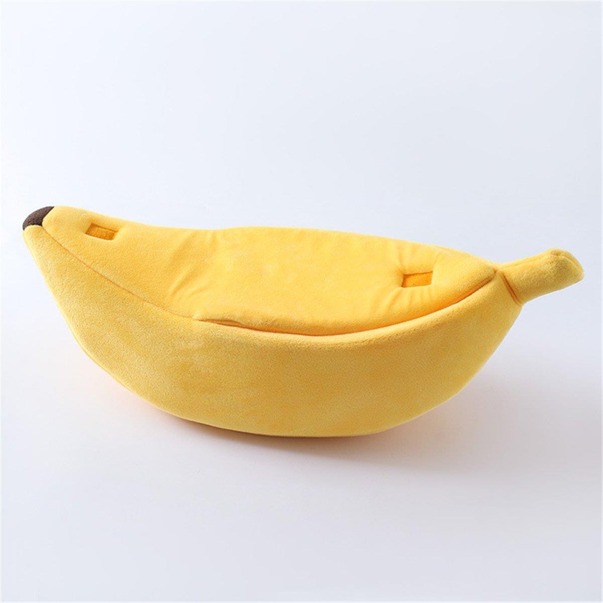 Banana Shape Pet Dog Cat Bed House Mat Durable Kennel Doggy Puppy Cushion Basket Warm Portable Dog