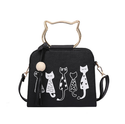"Nice Cat" handbag / shoulder diagonal handbag