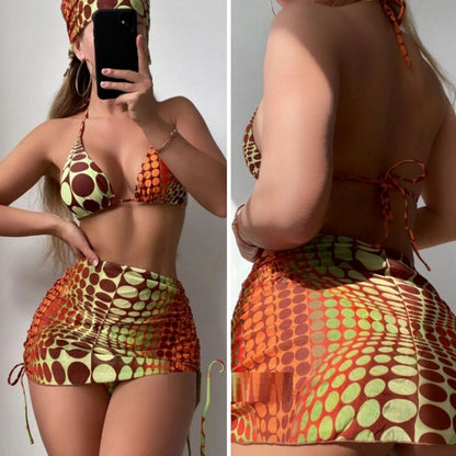 ¡¡¡EN VENTA!!! ¡¡¡50% REBAJADO!!! traje de baño de mujer bikini dividido estampado