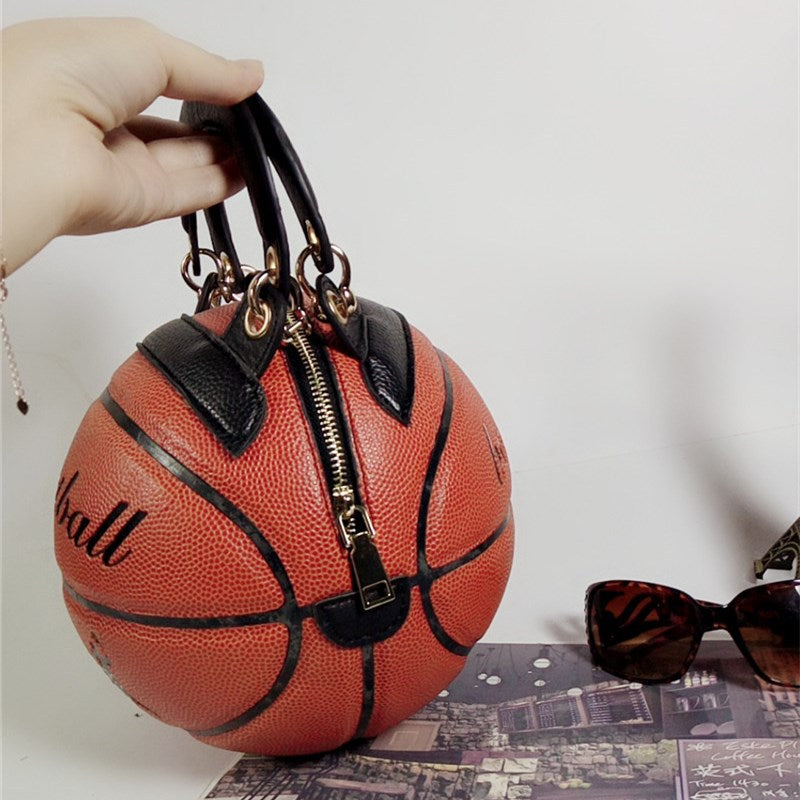 Basketball Shape Bags For Women Messenger Bag Women's Bag Luxury Handbags Women Bags Round Creative - The Styky Shack